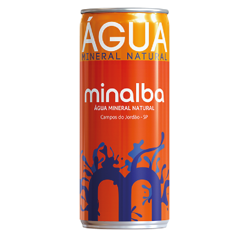 Minalba em Lata Com Gás 310ml